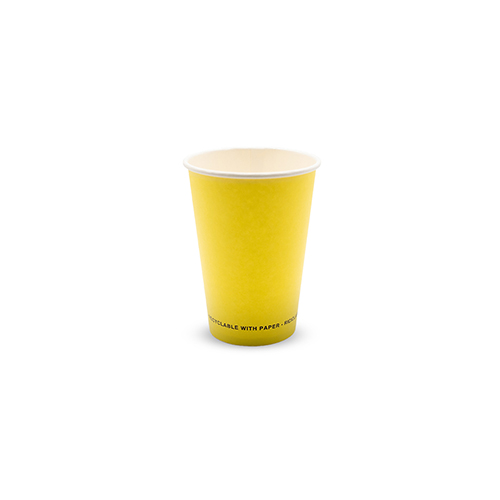 Immagine Bicchieri carta 200ml giallo conf. 25 pz