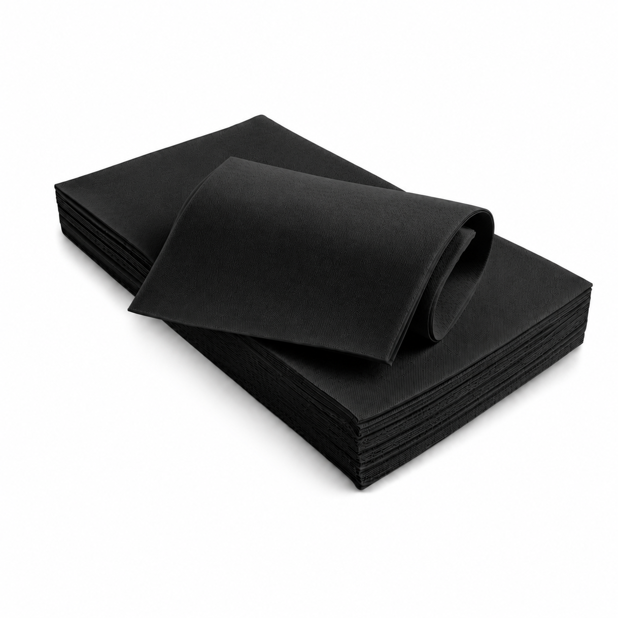 Immagine Tovaglie tnt 100x100 nero 100 pz (4x25 pz)