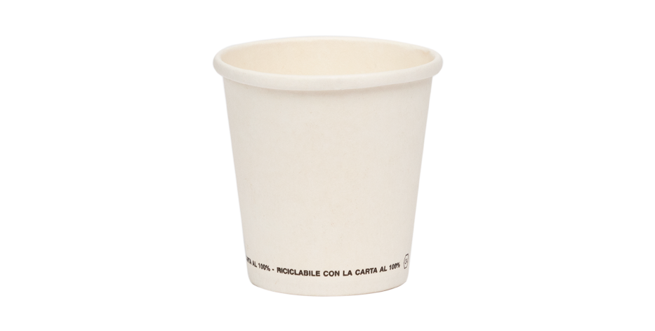 Immagine Bicchieri carta 90ml bianchi conf. 50 pz
