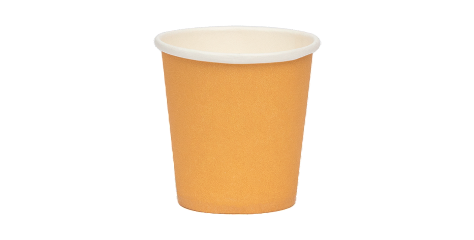 Immagine Bicchieri carta 90ml avana conf. 50 pz