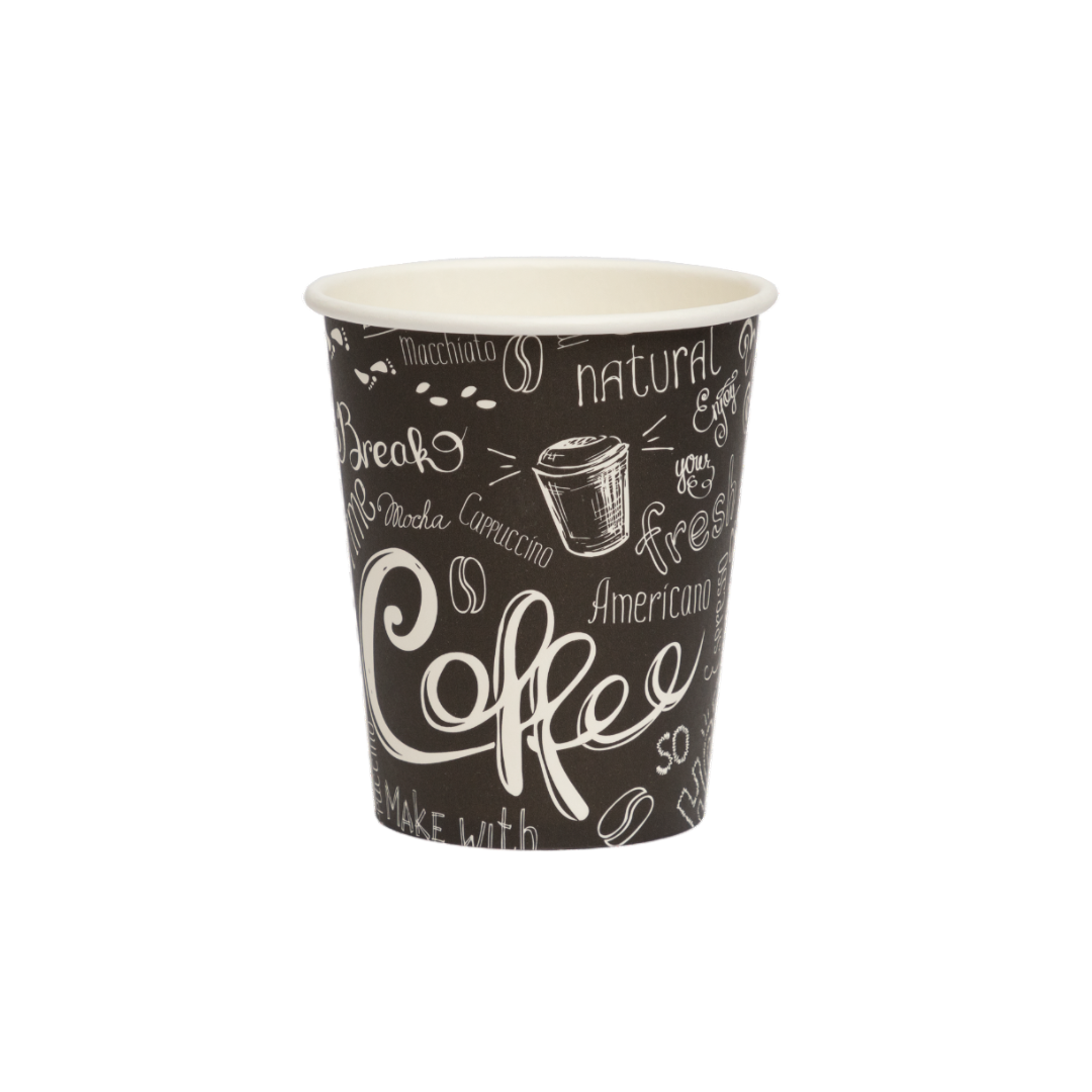 Immagine Bicchieri carta 240ml fresh coffe conf. 50 pz