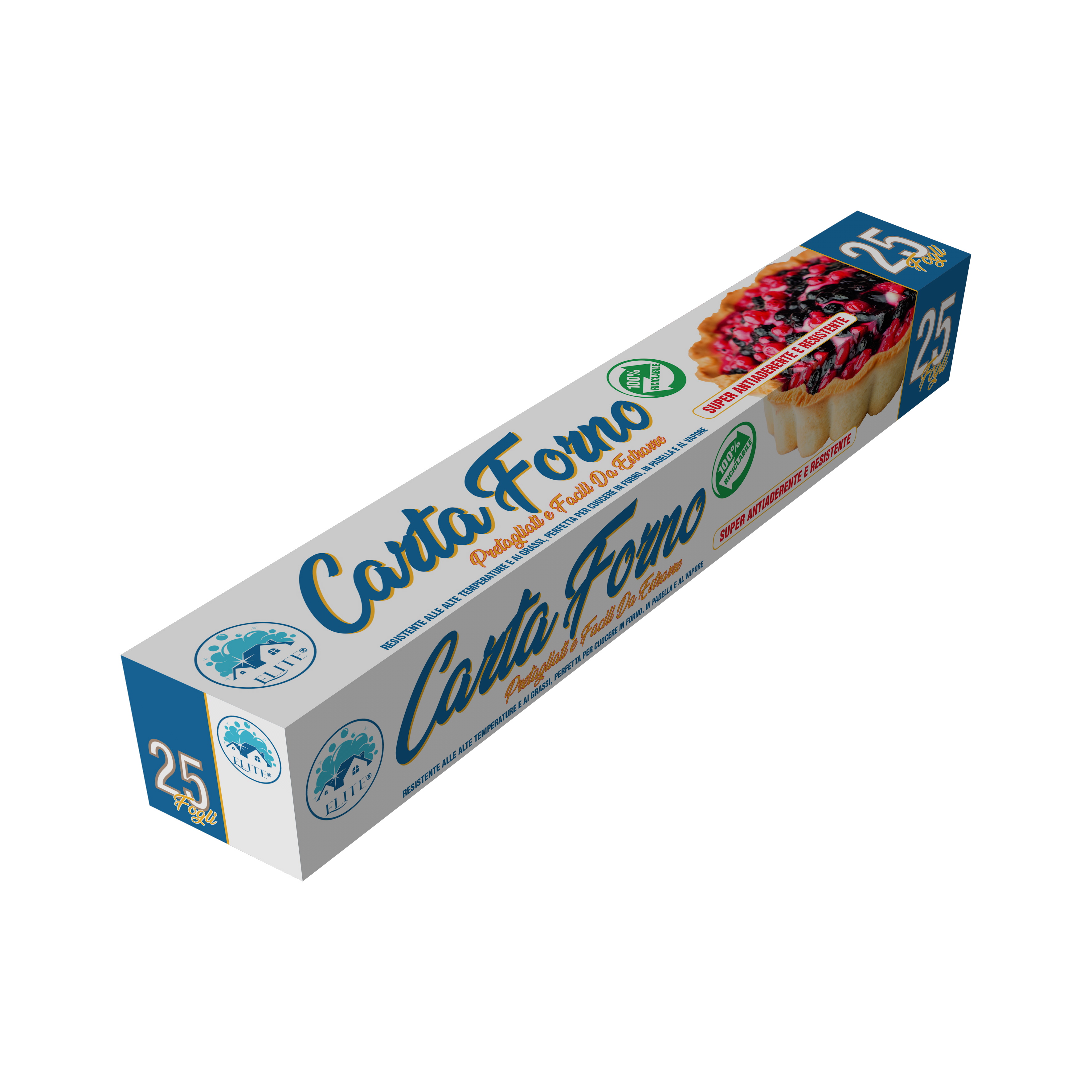 Immagine Carta forno pretagliata 25 fogli