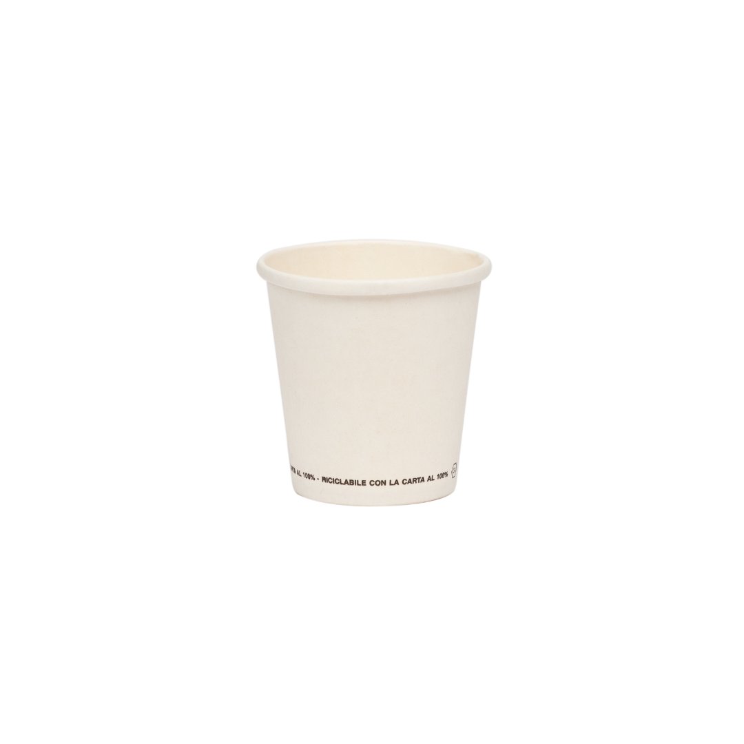 Immagine Bicchieri carta 90ml bianchi conf. 50 pz