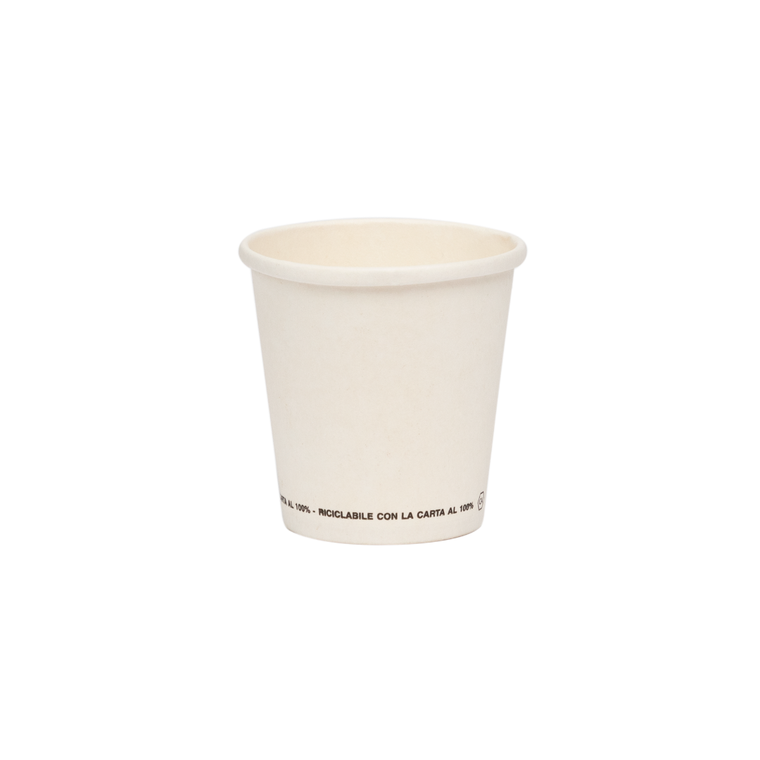 Immagine Bicchieri carta 180 ml bianchi conf. 50 pz