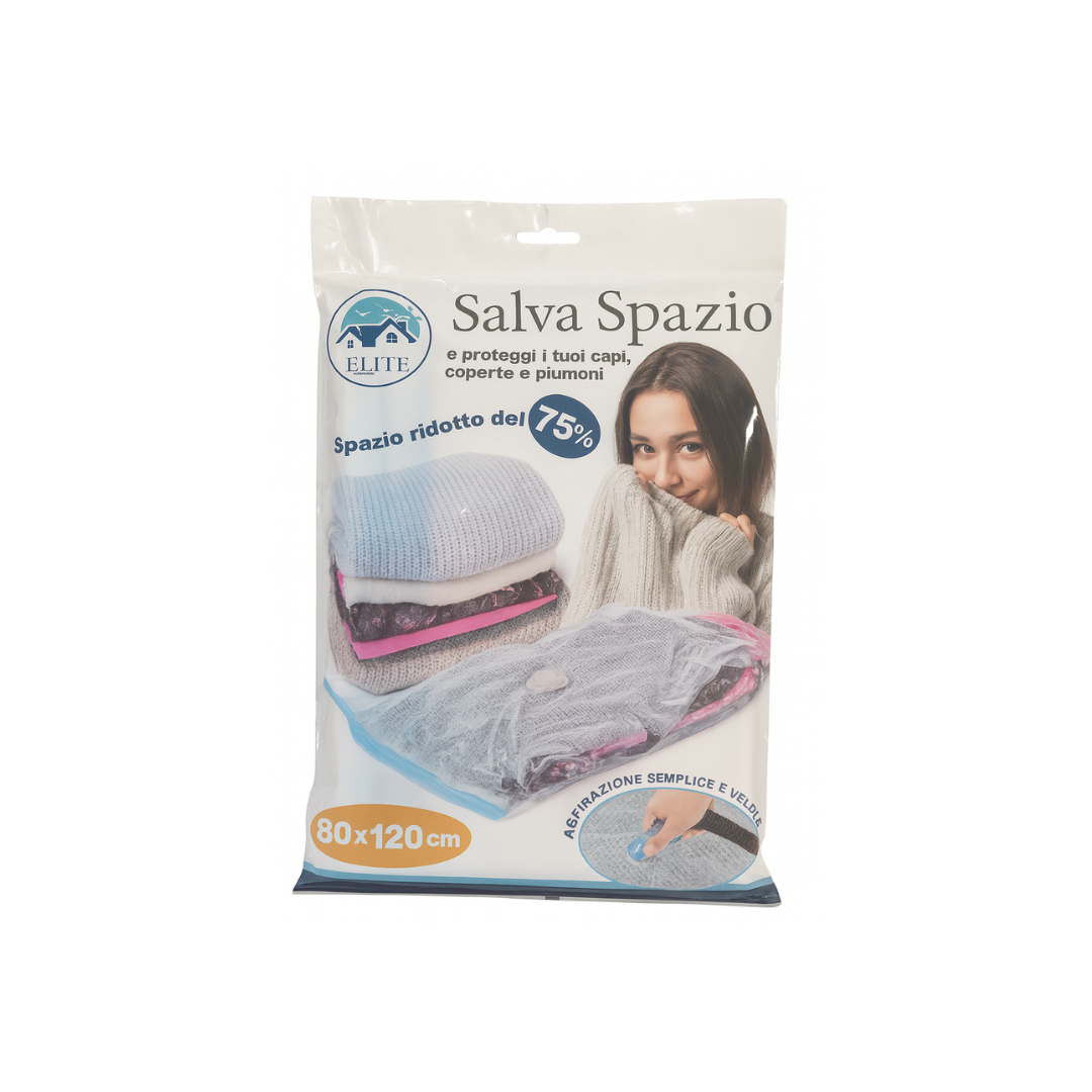 Immagine Sacchetto salvaspazio 80x120 cm pet+pe