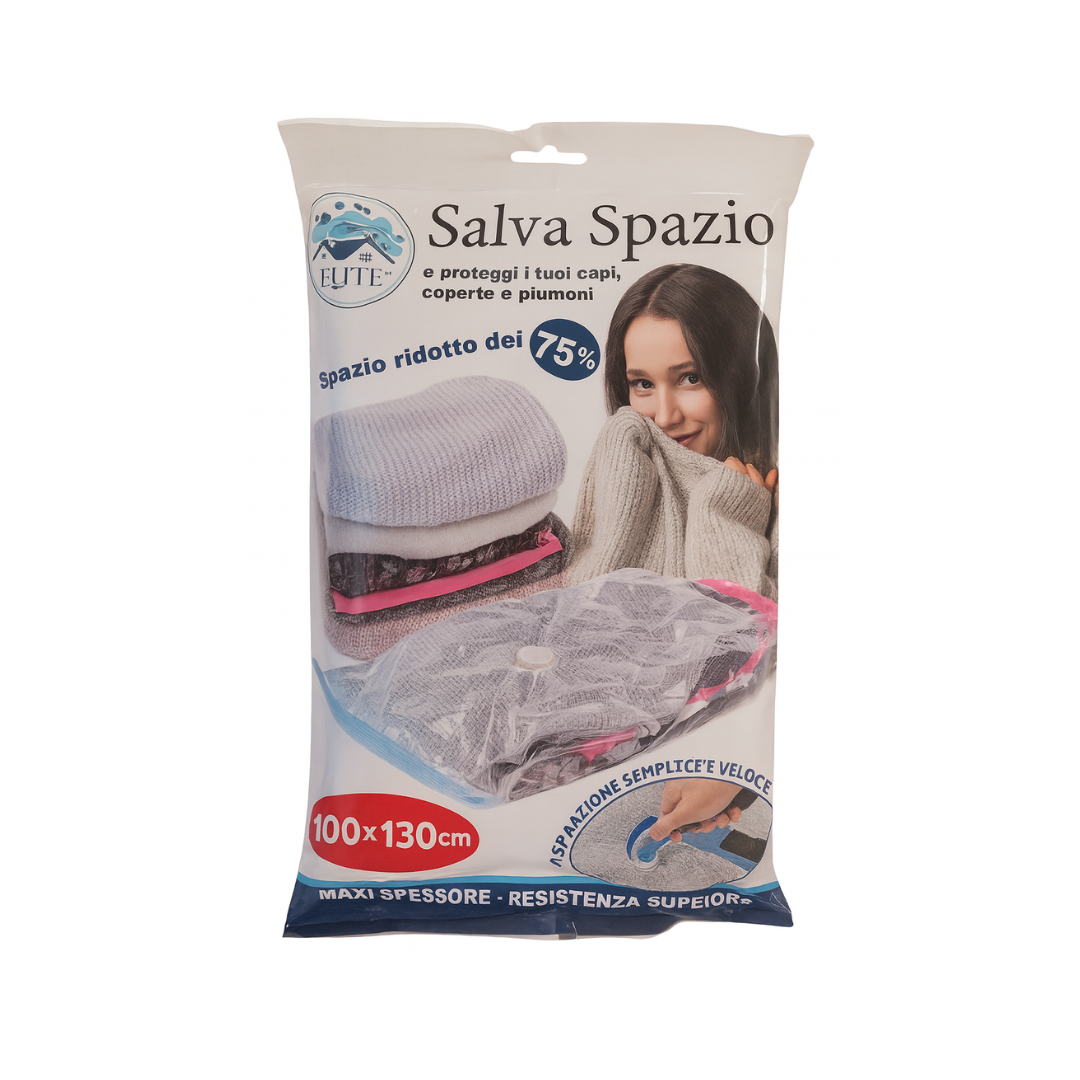 Immagine Sacchetto salvaspazio 100x130 cm pet+pe