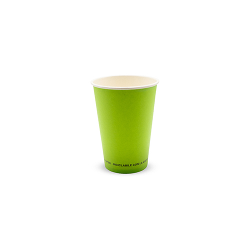 Immagine Bicchieri carta 200ml verde conf. 25 pz